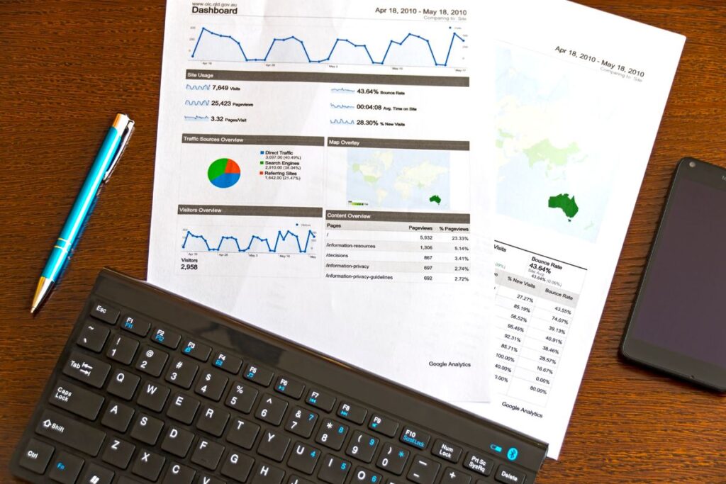 SEO project mockup