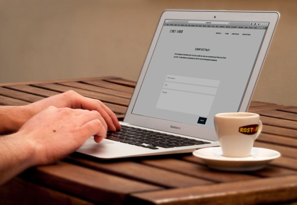 Web Development project mockup